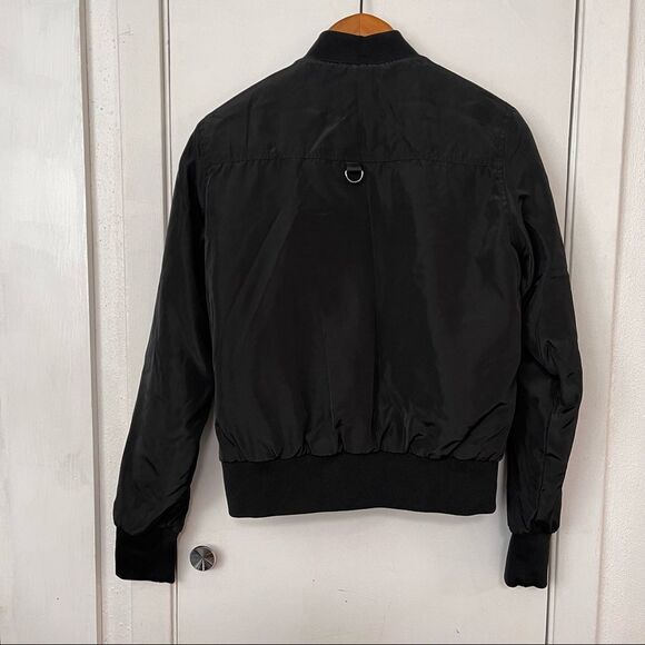 Be Cool Los Angeles black bomber jacket - Picture 2 of 8